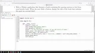 Book Quote Practice Problem