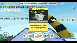 TAMED MY DREAM BEE *WINDY BEE* FEEDING STAR TREAT AND GUIDE!!! (New Code) Bee Swarm Simulator