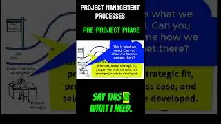 Pre-project phase - Project Management Processes