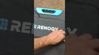 The foldable Renogy solar panel #solarsystem #renogy #solarpower