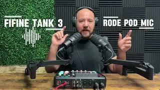 $72 Fifine TANK 3 VS $99 Rode Pod Mic -XLR Microphone Sound Test