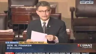 Sen. Al Franken Defends FCC Net Neutrality Rules