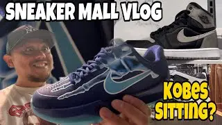 Sneaker Mall Vlog - Nike Kobe 5 X-Ray sitting, Shadow Air Jordan 1 Satin & More #sneakers
