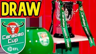 CARABAO CUP SEMI FINAL DRAW WATCH ALONG