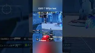 iQOO 7 90FPS BGMI TEST 🔥 #shorts #youtubeshorts #bgmishorts  #iqoo790fpsbgmitest