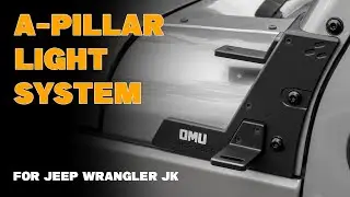 OMU Genesis Series A-Pillar Light System Mount For Jeep Wrangler JK