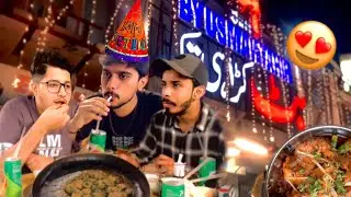 Butt Karahi | White Handi Saddar Rawalpindi | Best And Funniest Birthday Celebration 🤣