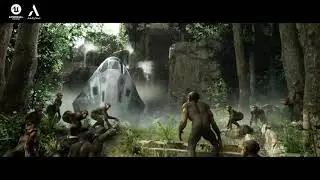 Monkey Space Ship Previz Unreal Engine