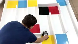 LEGO EV3 Mindstorm colored  labyrinth solver labirent / Renklerle Labirent Çözen Robot Araba