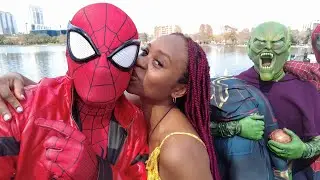 SPIDER-MAN vs GREEN GOBLIN in Real LIfe!! #TeamSuperFunny