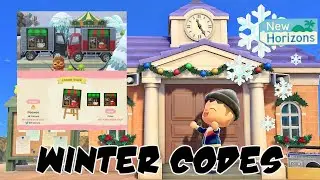 24 WINTER CODES FOR INSPIRATION! | Animal Crossing New Horizons
