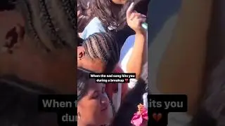 When the song hits you mid concert💔 