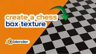 create a chess box texture | 3D Blender Tutorial
