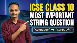 Replace vowel with character following it | important question icse java | semester 2 | class 10
