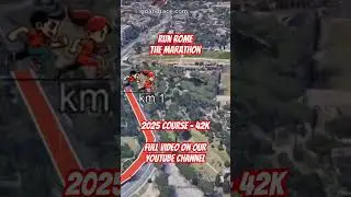 Run Rome The Marathon 2025: fly over the marathon course! Video of the race path.