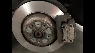 BENTLEY brake pad replacement with electric brakes | releasing electric calipers with Autel scanner.