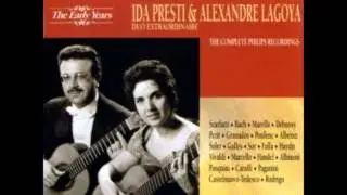 Ida Presti y Alexandre Lagoya interpretan a Falla.