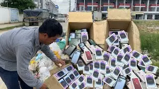 I found a lots of iPhone 14 Pro Max Boxes from Trash || Restore iPhone 11 Cracked
