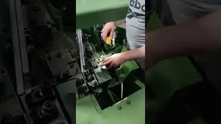 Настройка станка для производства саморезов