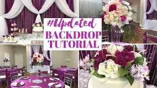 New! Party and Dessert Table Backdrop Tutorial + A Surprise Ending