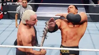 WWE 2k22: Ric Flair vs The Rock, the lastest of matches! (feat Kane)