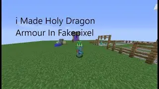 I Made Holy Dragon Armour in | Fakepixel Skyblock | Minecraft #1