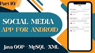 Social Media App for Android using Java and MySQL (Part 10)