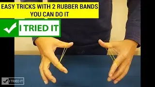 Easy Trick With 2 Rubber Bands! You can do it | I Tried It #2