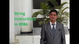 String instructions of 8086