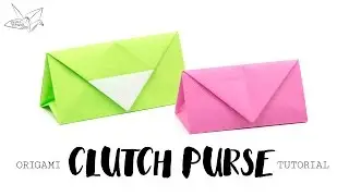 Origami Purse / Bag Tutorial - DIY - Paper Kawaii