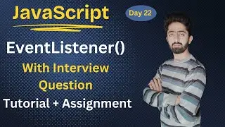 JavaScript Events Tutorial | AddEventListner Method | lecture 22