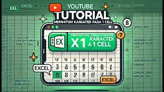 TUTORIAL MENGHITUNG JUMLAH KARAKTER PADA 1 CELL #exceltips