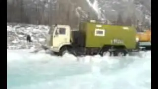 Зимник. Спасение Камаза \ Rescue of Kamaz, Siberia
