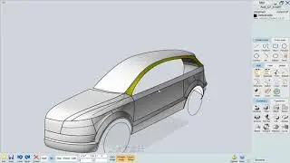 Car modeling in Moment of Inspiration (MoI) (SUV Modeling) and  2 Ways to get a Seamless Surface