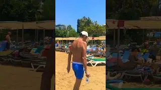 🇹🇷Turkiye. Alanya/Avsallar. Walking on the beach. July 2023 