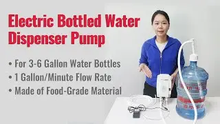 High Flow Electric Bottled Water Dispenser Pump System for 3-5 Gallon Bottles