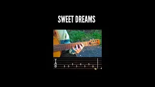 Eurythmics - Sweet Dreams - guitar #tutorial 🎸