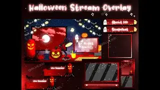 Halloween Stream Overlay design