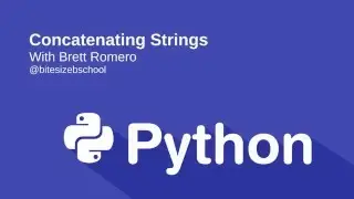 Concatenating Strings with Python