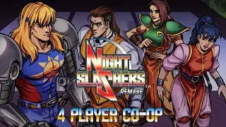 Night Slashers: Remake – 4 Player Co-Op Playthrough