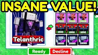 What Do People Trade for a TELANTHRIC SIGNED UNIT in Toilet Tower Defence