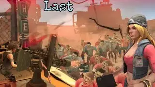 Machine gun se ek bar me all zombies clean 🧹. #gaming #zombiesurvival
