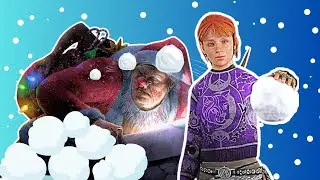 THROWING SNOWBALLS AT KILLERS THE WHOLE GAME!!