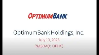 OptimumBank Holdings, Inc. (Nasdaq: OPHC): Virtual Investor Conferences