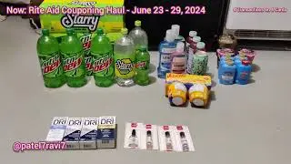One of My Worst Rite Aid Couponing Haul - June 23 - 29, 2024 - @patel7ravi7