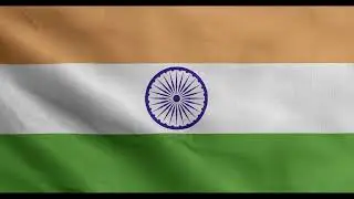 India flag waving 4k loop free download