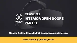 MASTER ONLINE REALIDAD VIRTUAL PARA ARQUITECTURA CON UE5 / IMPORTACIÓN-CÁMARAS-ILUMINACIÓN
