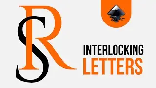Two Interlocking Letter Logo #Shorts