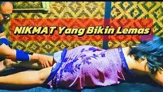 full-body traditional massage for a young woman