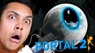 PORTAL TO THE MOON !?! (Portal 2 Ending)